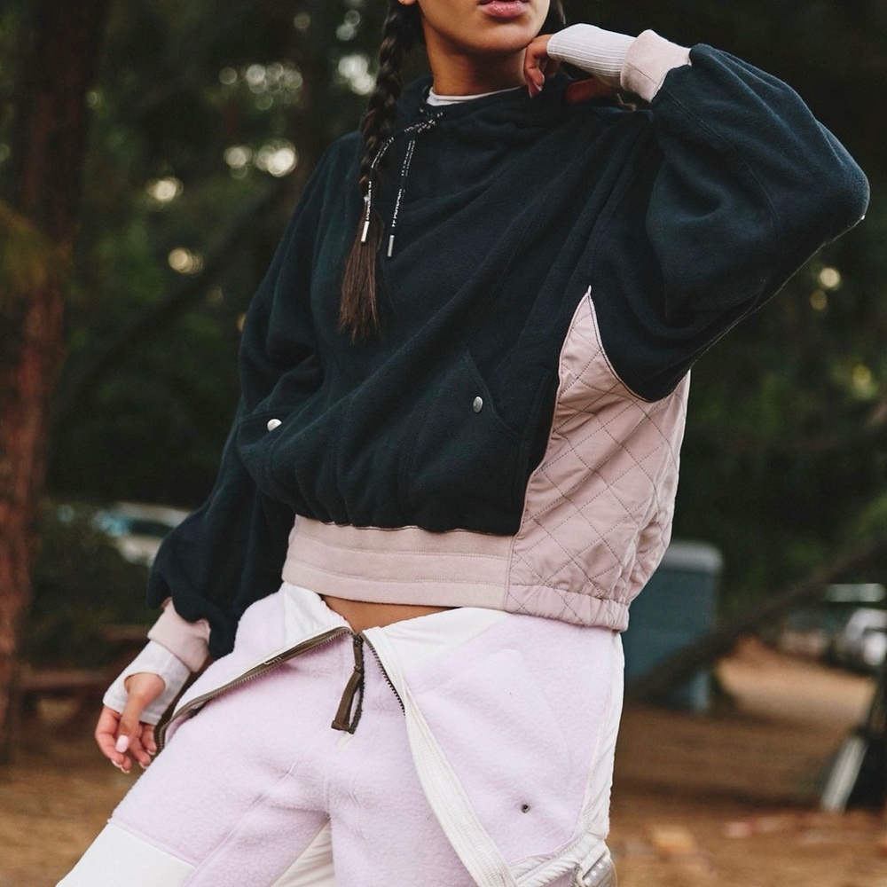 NWOT free people movement snow day hoodie